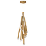 Allumettes Multi-Light Pendant - Gold / Crystal