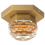 Allumettes Ceiling Light - Gold / Crystal