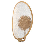 Moonscapes Wall Sconce - Brushed Champagne / Clear