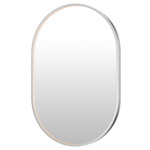 Elisse Oval LED Mirror - Satin Nickel / Mirror