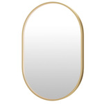 Elisse Oval LED Mirror - Gold / Mirror
