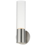 Highball Wall Sconce - Satin Nickel / Clear