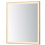 Framed Color-Selectable LED Mirror - Gold / Mirror