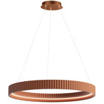 Souffle Ring Pendant - Terracotta