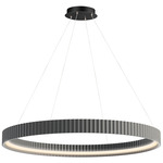Souffle Ring Pendant - Gray