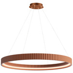 Souffle Ring Pendant - Terracotta