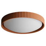 Souffle Ceiling Light - Terracotta / White