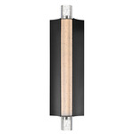 Hyperion Wall Sconce - Black / Crystal