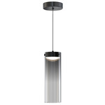 Highball Tall Pendant - Gunmetal / Graduating Smoke