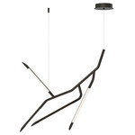 Scion Linear Pendant - Black / Frost