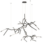 Scion Chandelier - Black / Frost