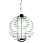 0024 Pendant - Chrome / Transparent
