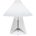 Metafora Table Lamp - Transparent / White