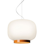 Chouchin 1 Reverse Pendant - White / White / Orange