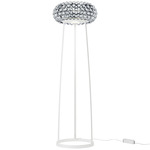 Caboche Plus Floor Lamp - Transparent / White 