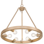 Castile Chandelier - French Gold