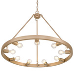 Castile Chandelier - French Gold