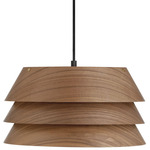 Aalto Pendant - Dark Walnut