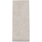 Stela Integrated LED Outdoor Wall Light - White Travertine