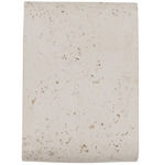 Stela Integrated LED Outdoor Wall Light - White Travertine