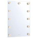 Starlight LED Color-Select Mirror - Matte White / Clear Rose
