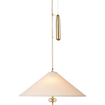 Tynell A1967 Counterweight Pendant - Brass / Canvas