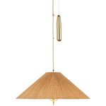 Tynell A1972 Counterweight Pendant - Brass / Bamboo