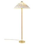 Gubi x Garro Editions Tynell 9602 Floor Lamp - Brass / Haringey Circus Horses