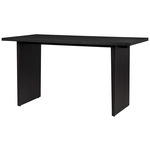 Private Desk - Brown / Black Oak Veneer