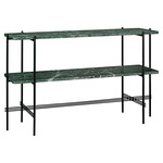 TS 2 Rack Console - Black / Green Guatemala Marble