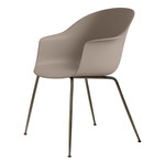 Bat Dining Chair - Antique Brass / New Beige