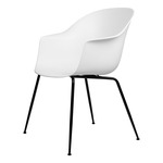 Bat Dining Chair - Black Matte / Alabaster White