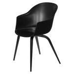 Bat Dining Chair - Black Stained Beech / Black