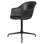 Bat Fixed Height Meeting Chair - Black / Black