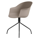 Bat Swivel Meeting Chair - Black Matte / New Beige