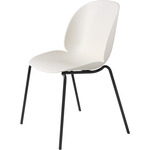 Beetle Stackable Dining Chair - Black Matte / Alabaster White