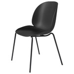 Beetle Stackable Dining Chair - Black Matte / Black