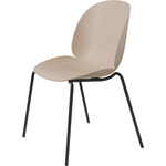 Beetle Stackable Dining Chair - Black Matte / New Beige