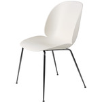 Beetle Dining Chair - Black Chrome / Alabaster White