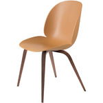 Beetle Dining Chair - American Walnut / Amber Brown