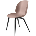 Beetle Dining Chair - Black Stained Beech / Sweet Pink