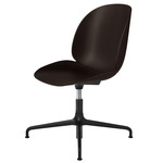 Beetle Meeting Chair w/ Adjustable Height - Black / Mocha Brown