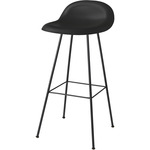 Gubi 3D Stool - Black Matte / Black