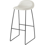 Gubi 3D Stool - Black Matte / Alabaster White