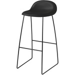 Gubi 3D Stool - Black Matte / Black