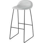 Gubi 3D Stool - Black Matte / Lunar Grey