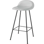 Gubi 3D Stool - Black Matte / Lunar Grey