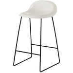Gubi 3D Stool - Black Matte / Oak