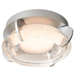 Lustra Color-Select Ceiling / Wall Light - Sterling / Seeded Clear