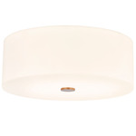 Acryluxe Classic Ceiling Light - Brushed Brass / Opal